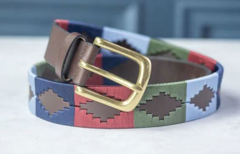 Navy/Teal Elano Polo Belt