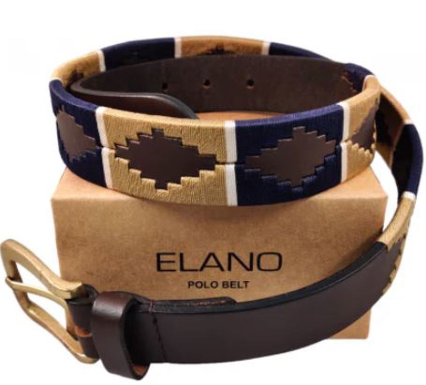 Navy/Teal Elano Polo Belt