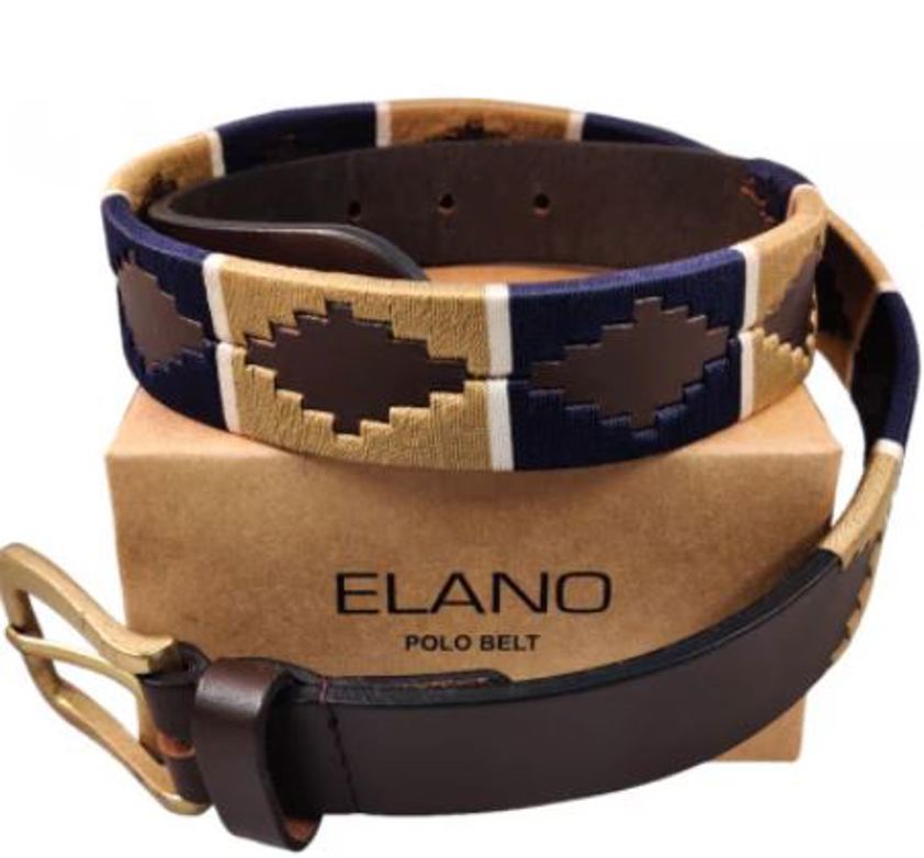 Navy/Teal Elano Polo Belt