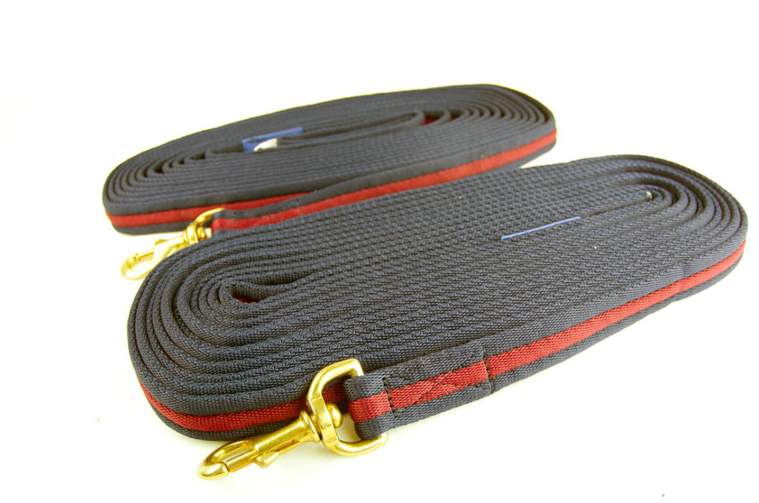 Burgundy/Navy Dever Long Reins