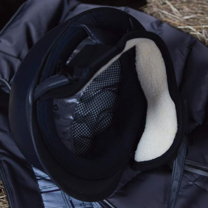 Black Riding Hat Ear Warmers