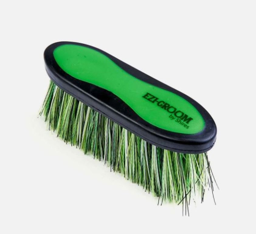 Lime Ezi-Groom Long Bristle Dandy Brush