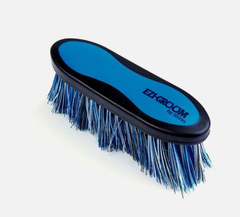 Blue Ezi-Groom Long Bristle Dandy Brush