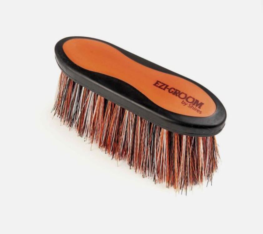 Orange Ezi-Groom Long Bristle Dandy Brush
