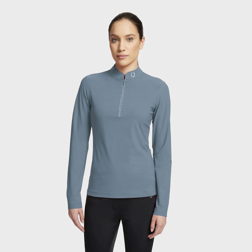 Dusty Blue Samshield Brunella Training Polo