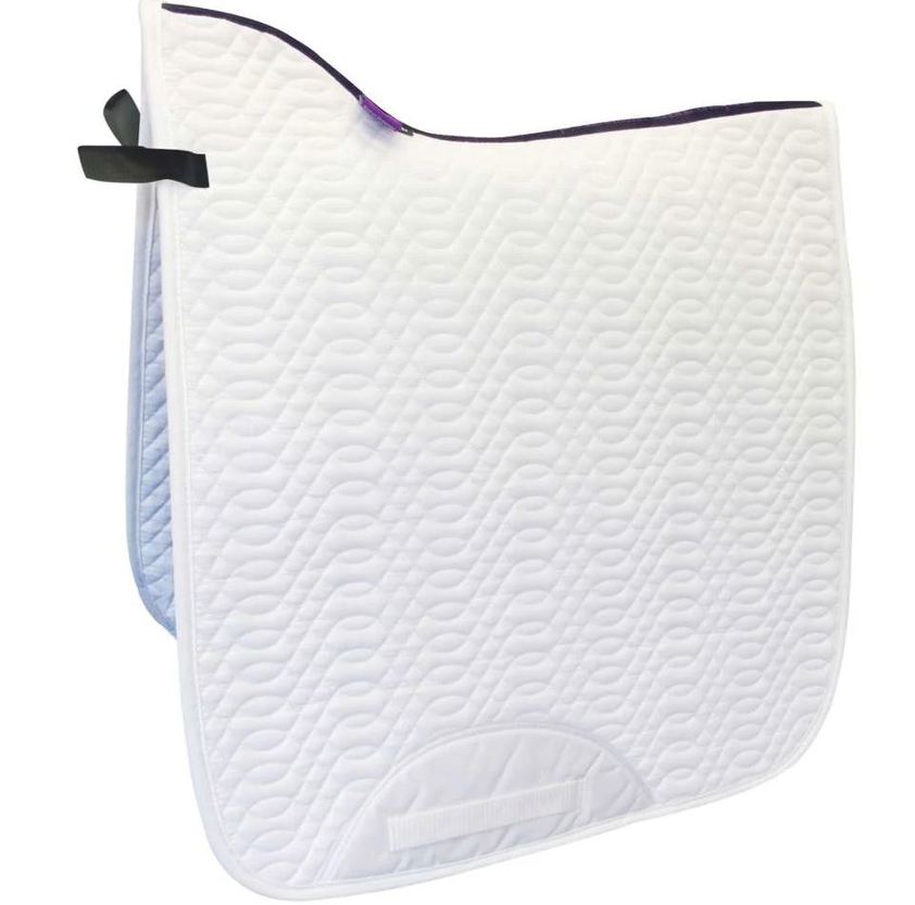 White KM Elite Dressage Saddlecloth