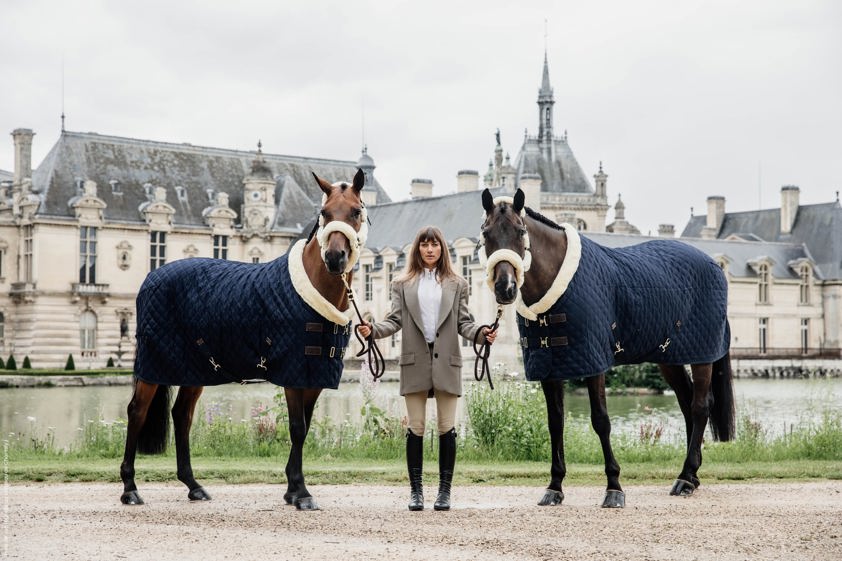 Navy Kentucky Show Rug