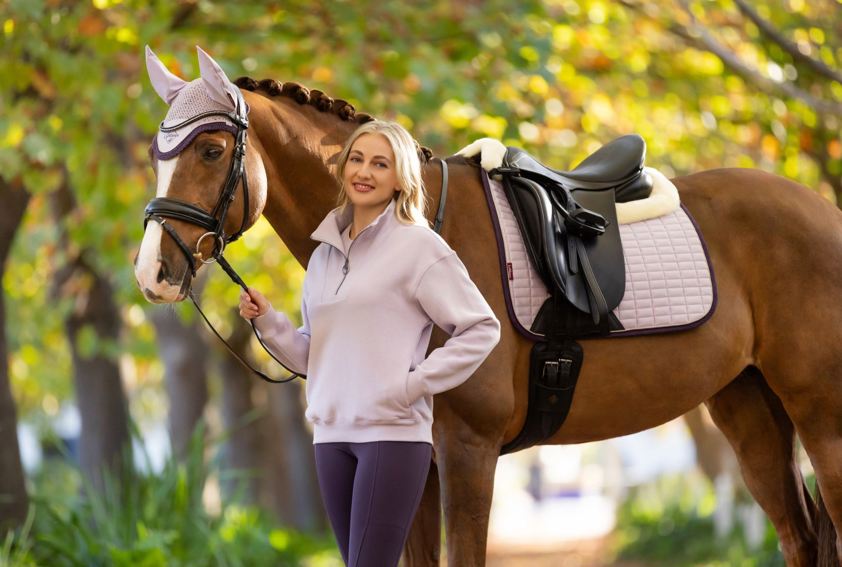 Lilac LeMieux Keira Quarter Neck Sweatshirt