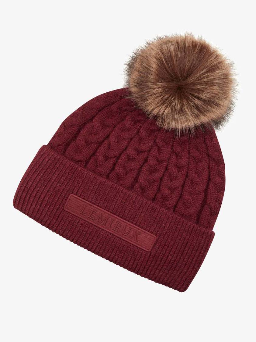 Merlot LeMieux Clara Cable Beanie