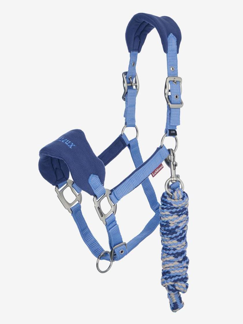 Powder Blue Vogue Headcollar & Leadrope