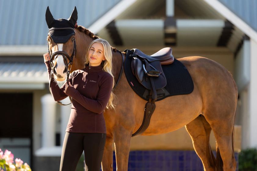 Damson LeMieux Frances Quarter Zip Fleece