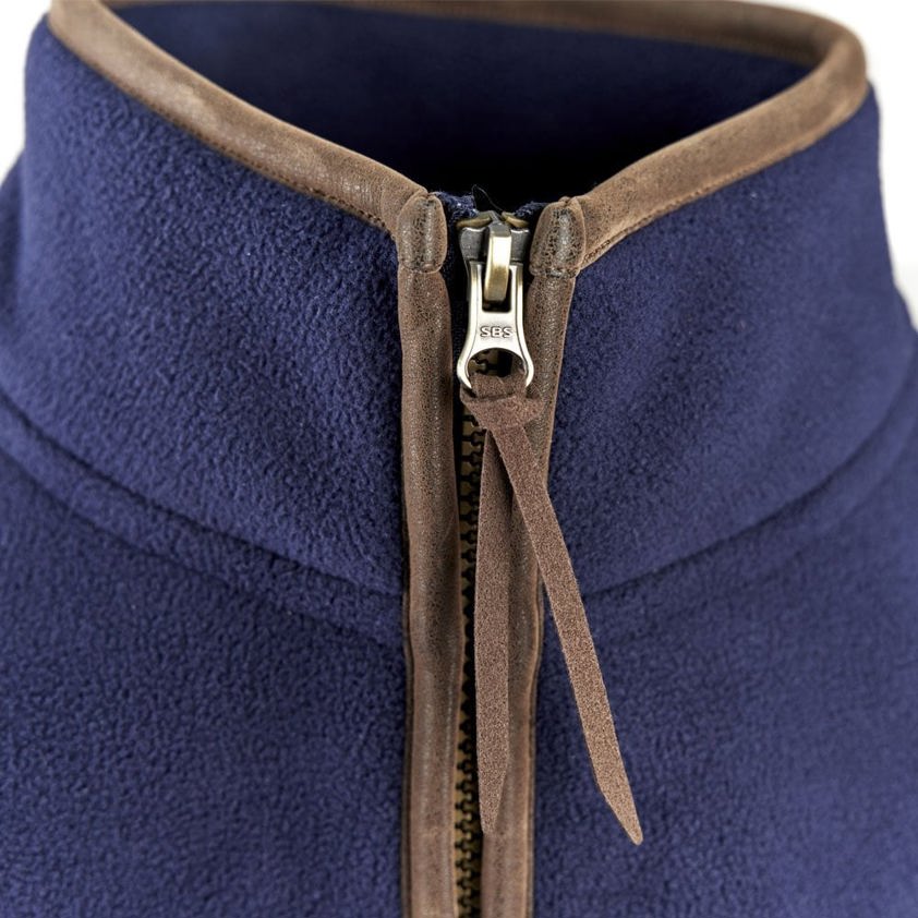 Navy Aubrion Core Half Zip Fleece - Gents