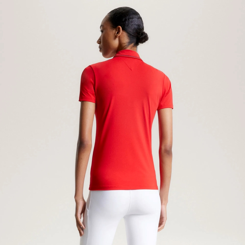 Fierce Red Tommy Harlem Polo Shirt