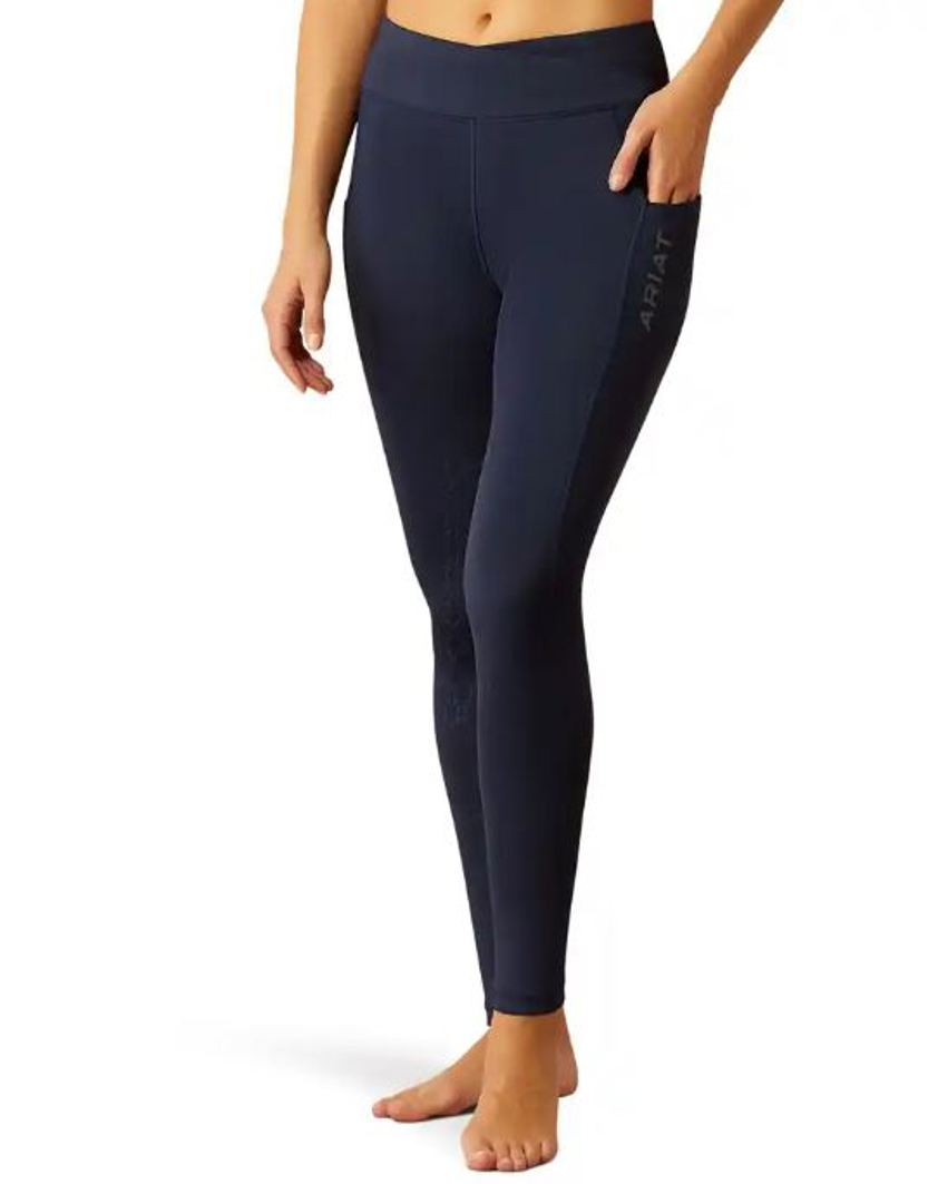 Navy Ariat Avail 2.0 Half Grip Riding Tights
