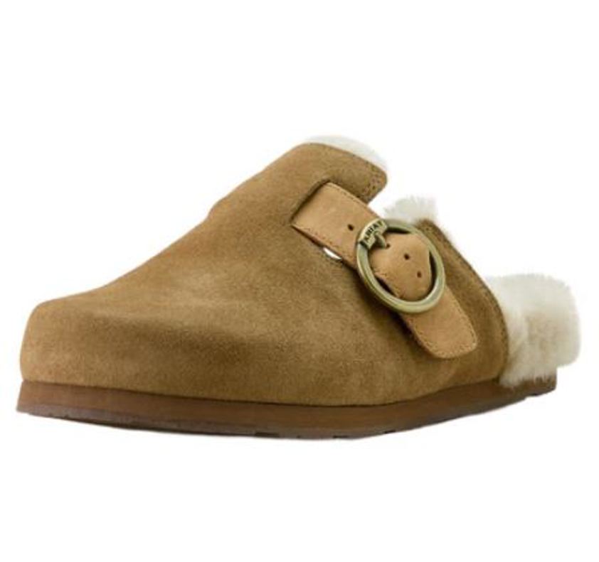 Ranch Brown Suede Ariat Country Mule Sherpa