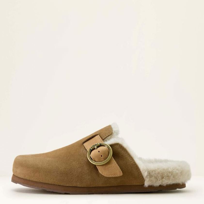 Ranch Brown Suede Ariat Country Mule Sherpa