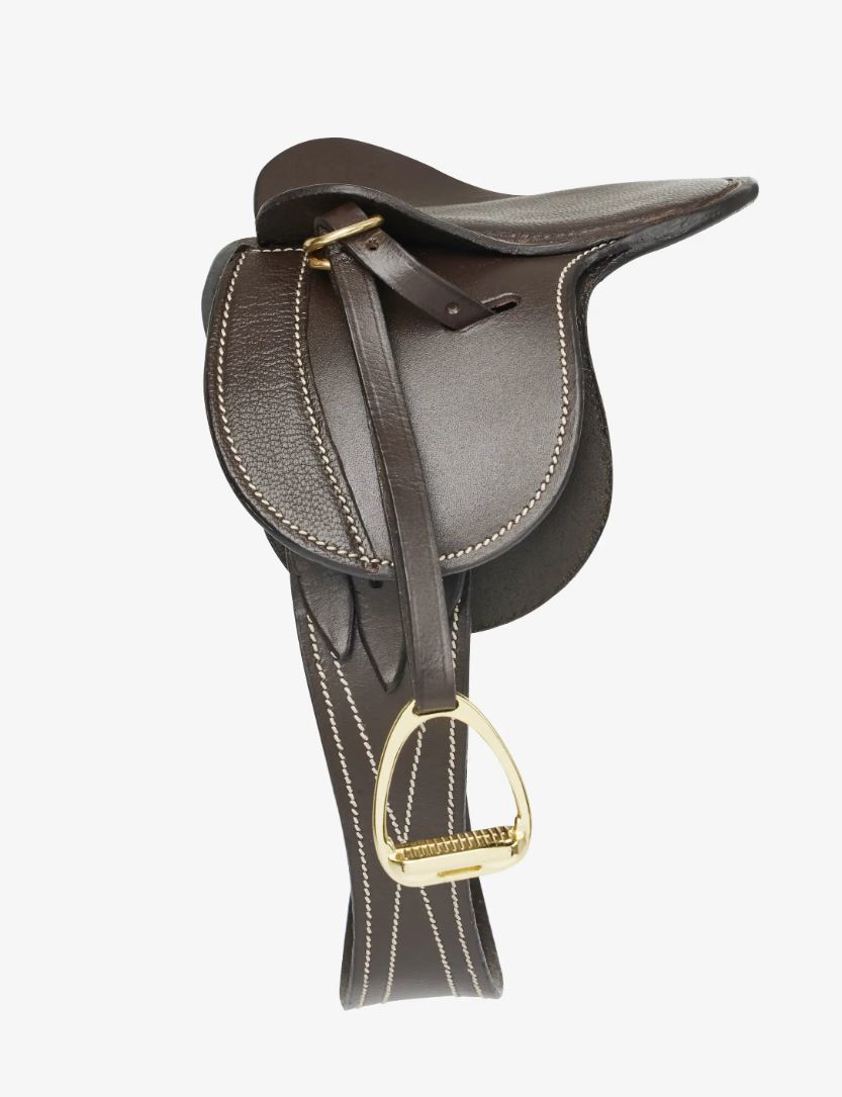 Brown LeMieux Toy Pony Saddle