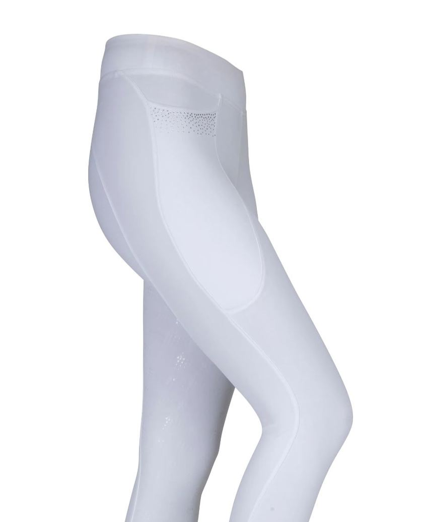 White Aubrion Optima GX Riding Tights