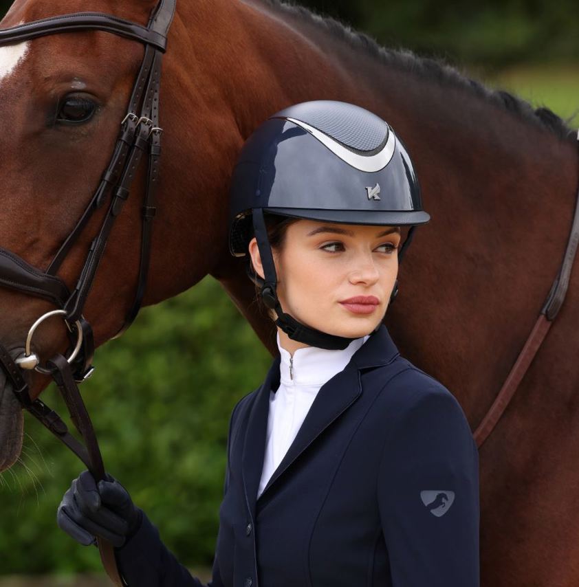 Navy Karben Drew Ellipse SP Riding Hat