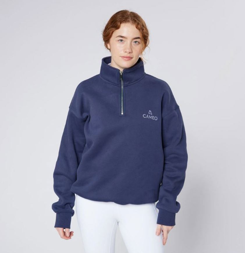 Navy Cameo Mid Layer Sweatshirt