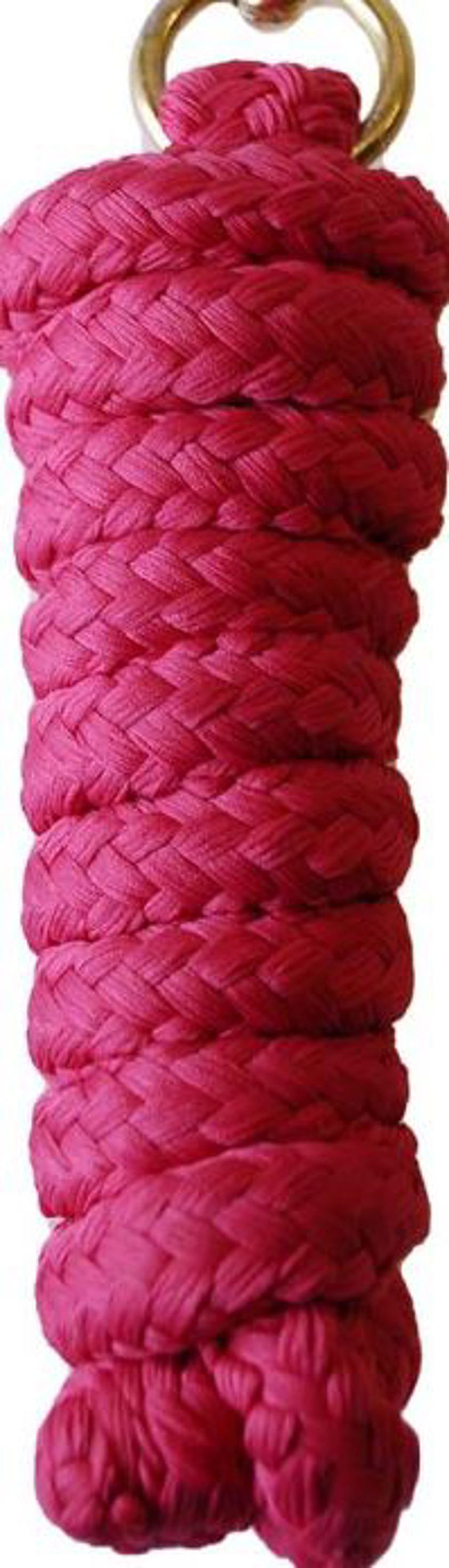 Raspberry Rhinegold Soft Woven Lead Rope