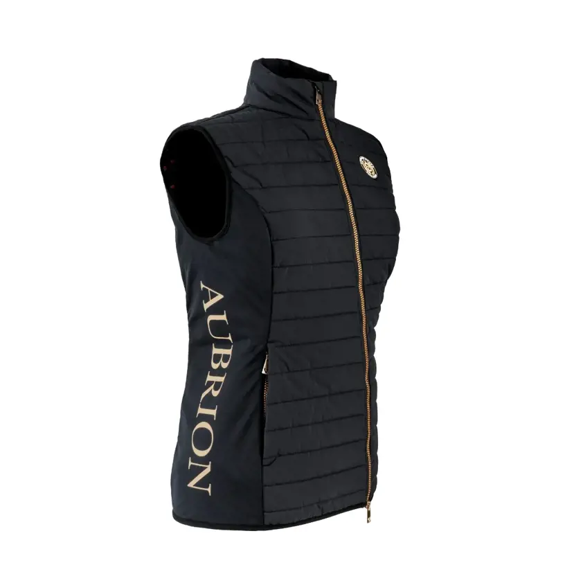 Black Aubrion Team Gilet - Young Rider