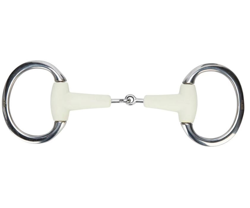 Steel EquiKind Softie Jointed Flat Eggbutt