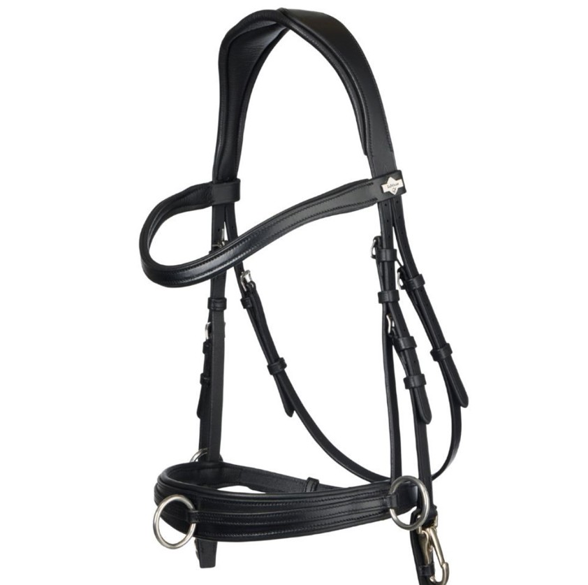 Black LeMieux Cross-functional Leather Cavesson