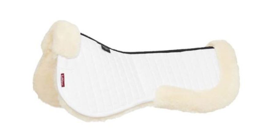 White/Natural LeMieux Merino+ Half Pad