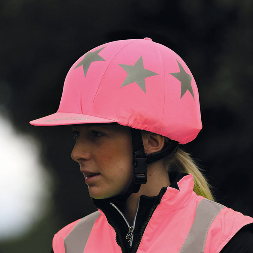 Pink Equi-Flector Hat Cover