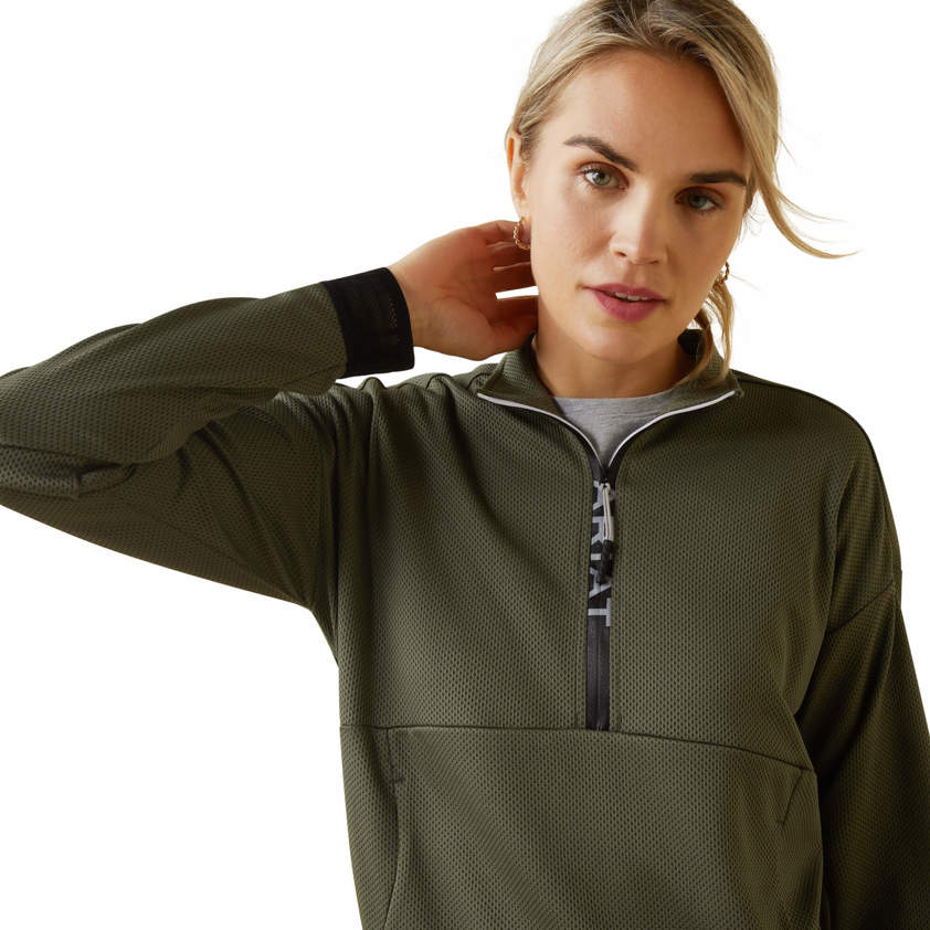 Beetle Ariat Breathe 1/2 Zip Sweatshirt