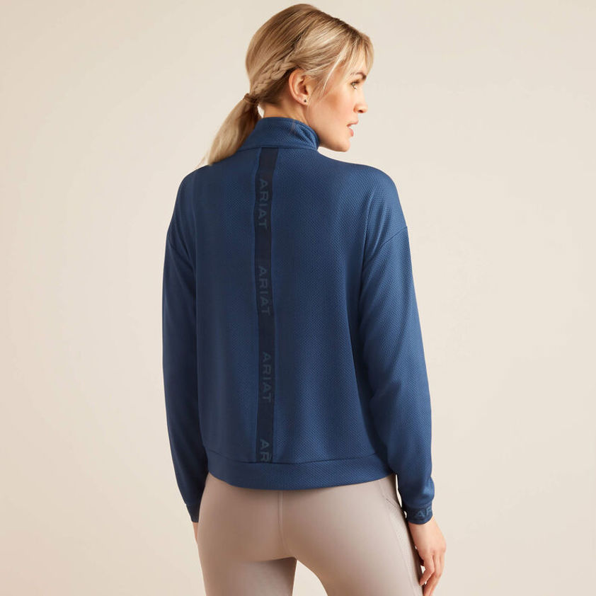 Dark Denim Ariat Breathe 1/2 Zip Sweatshirt