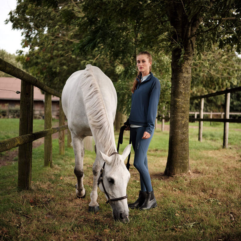 Dark Denim Ariat Breathe 1/2 Zip Sweatshirt