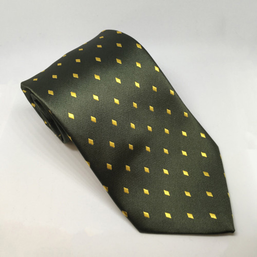 Forest/Gold Equetech Junior Diamond Show Tie