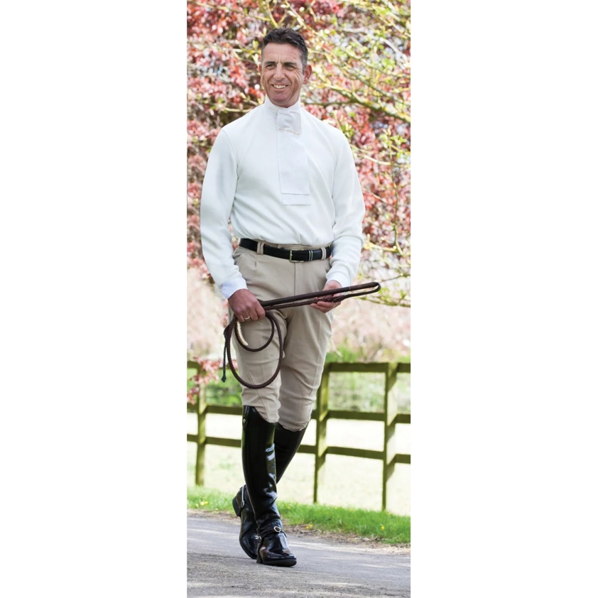 Beige Equetech Mens Foxhunter Hybrid Breeches