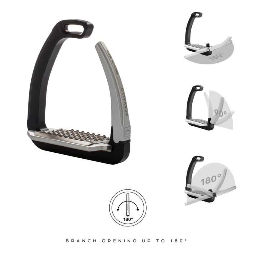 Aluminium Acavallo Rel-X 180 Stirrups