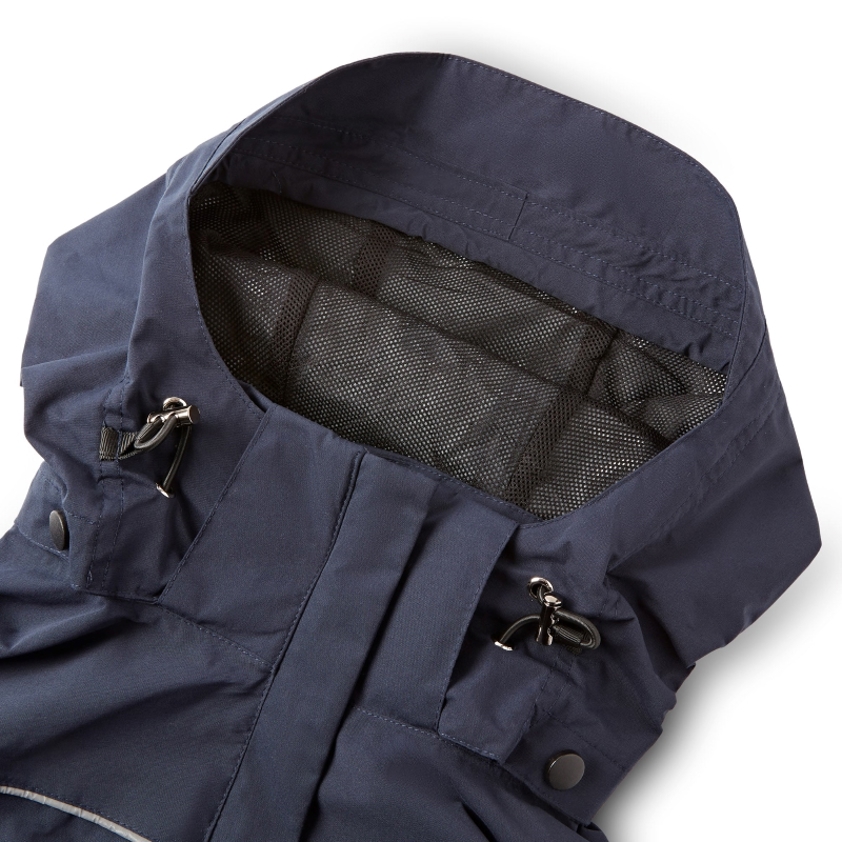 Navy Cameo Waterproof Riding Jacket