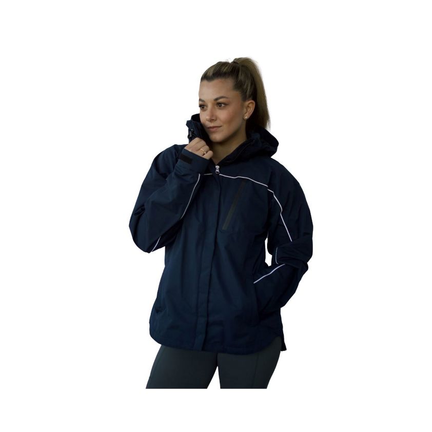 Navy Cameo Waterproof Riding Jacket