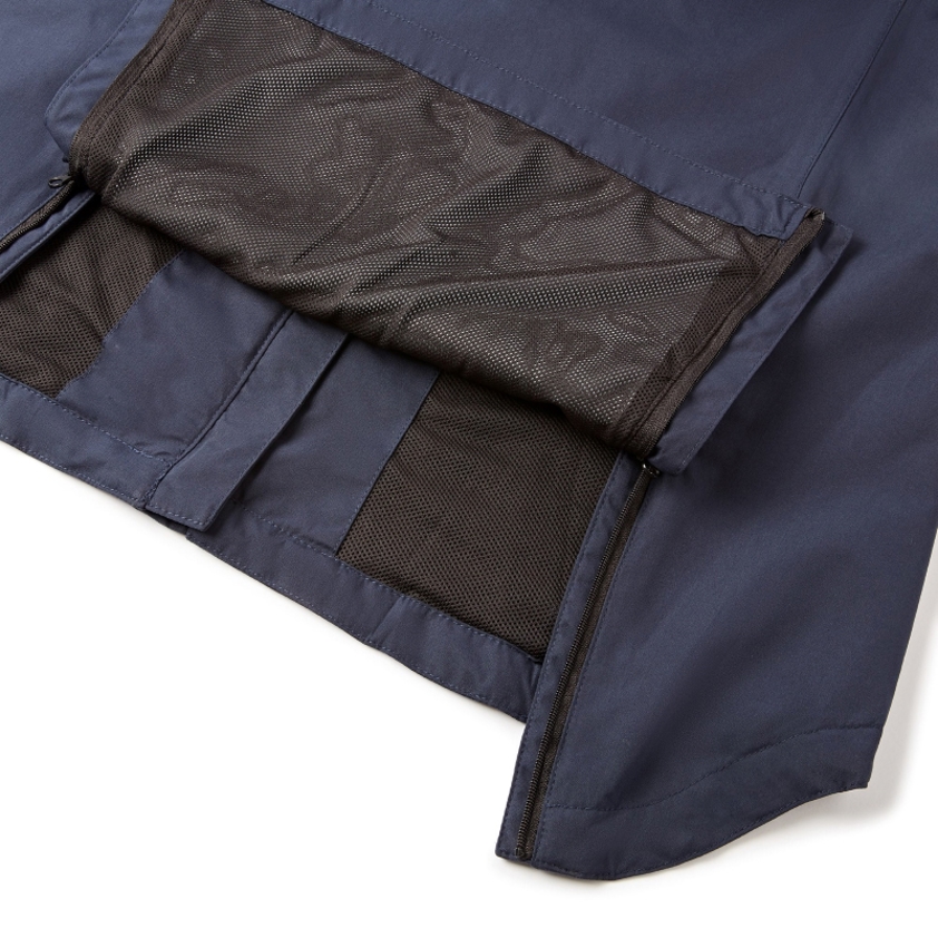 Navy Cameo Waterproof Riding Jacket