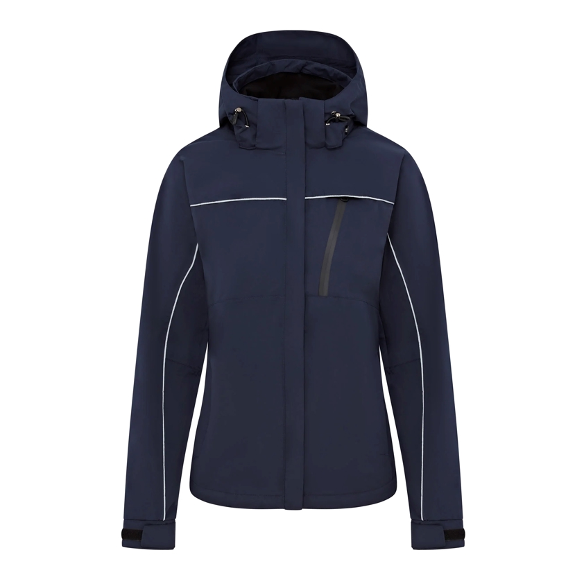 Navy Cameo Waterproof Riding Jacket