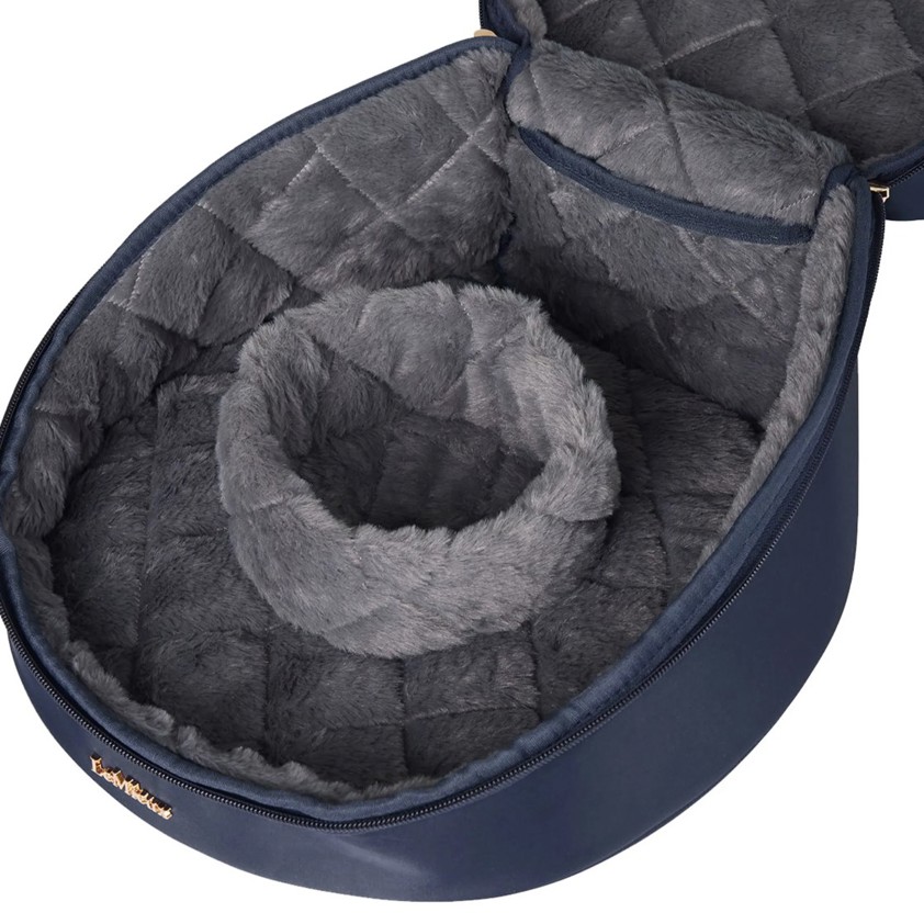 Navy Hat Bag Le Mieux Luxe Luggage