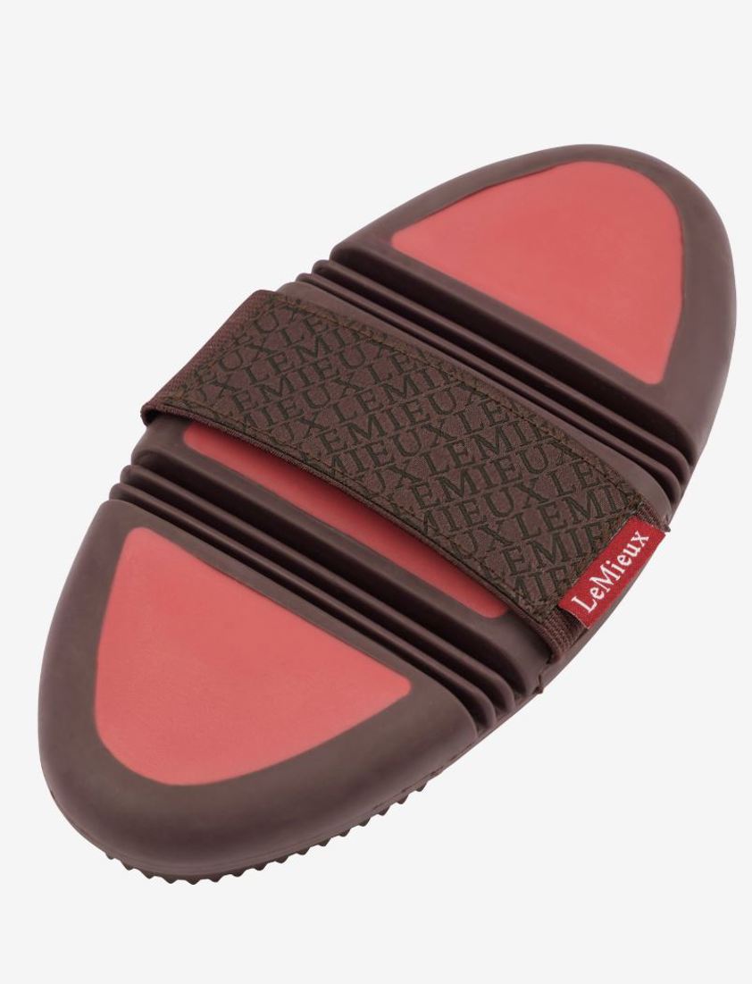 Cranberry LeMieux Flexi Grooming Brushes