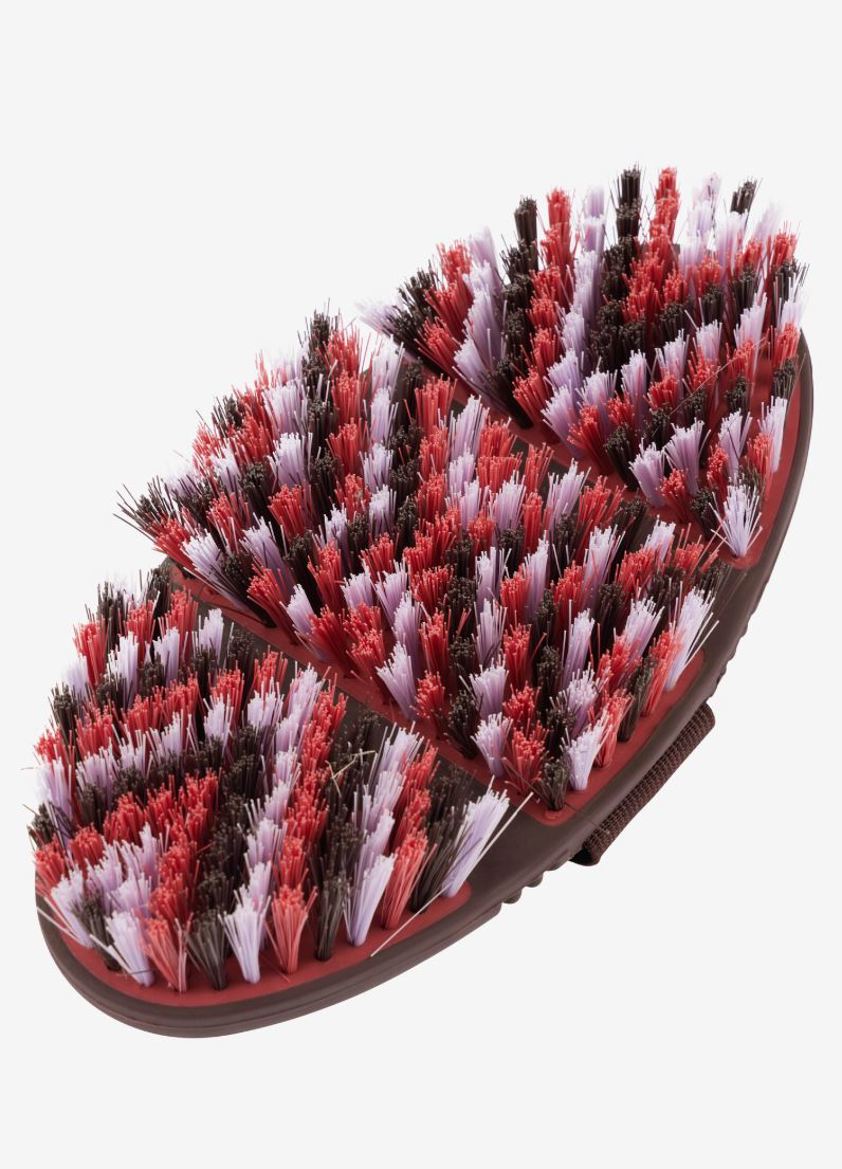 Cranberry LeMieux Flexi Grooming Brushes