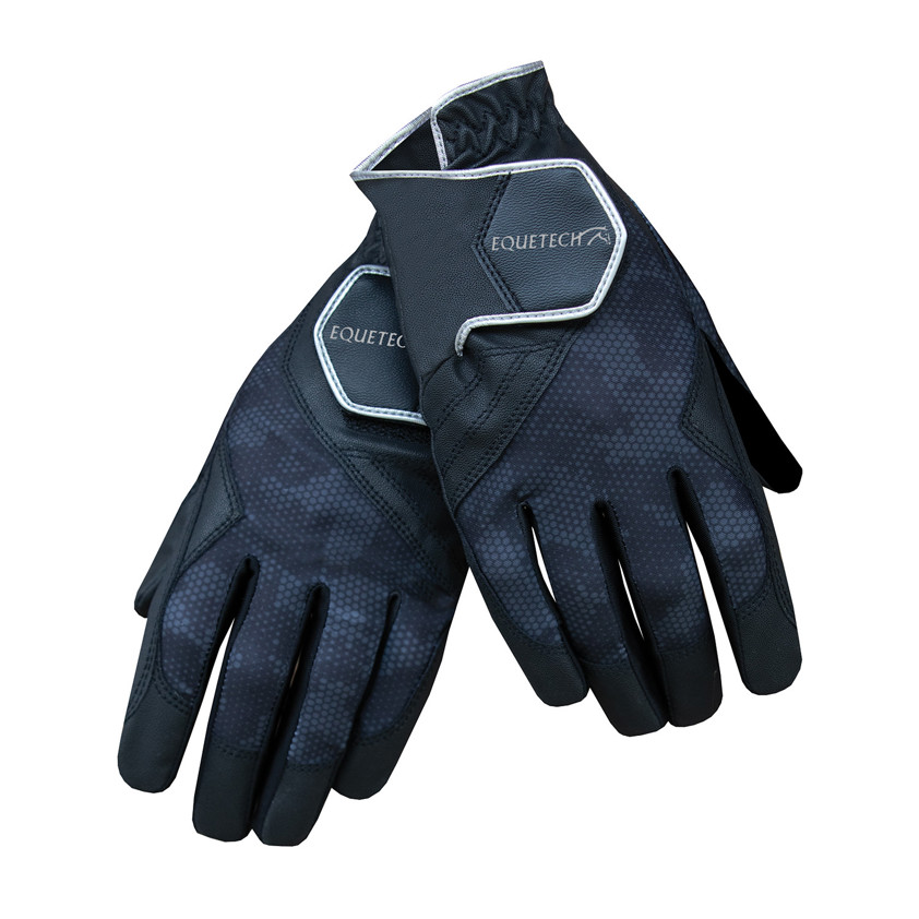 Black Stellar Riding Gloves