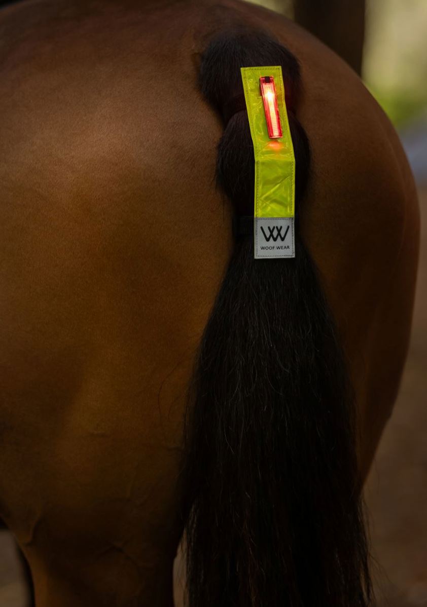 Yellow Woof Wear LED Hi Vis Tail Light