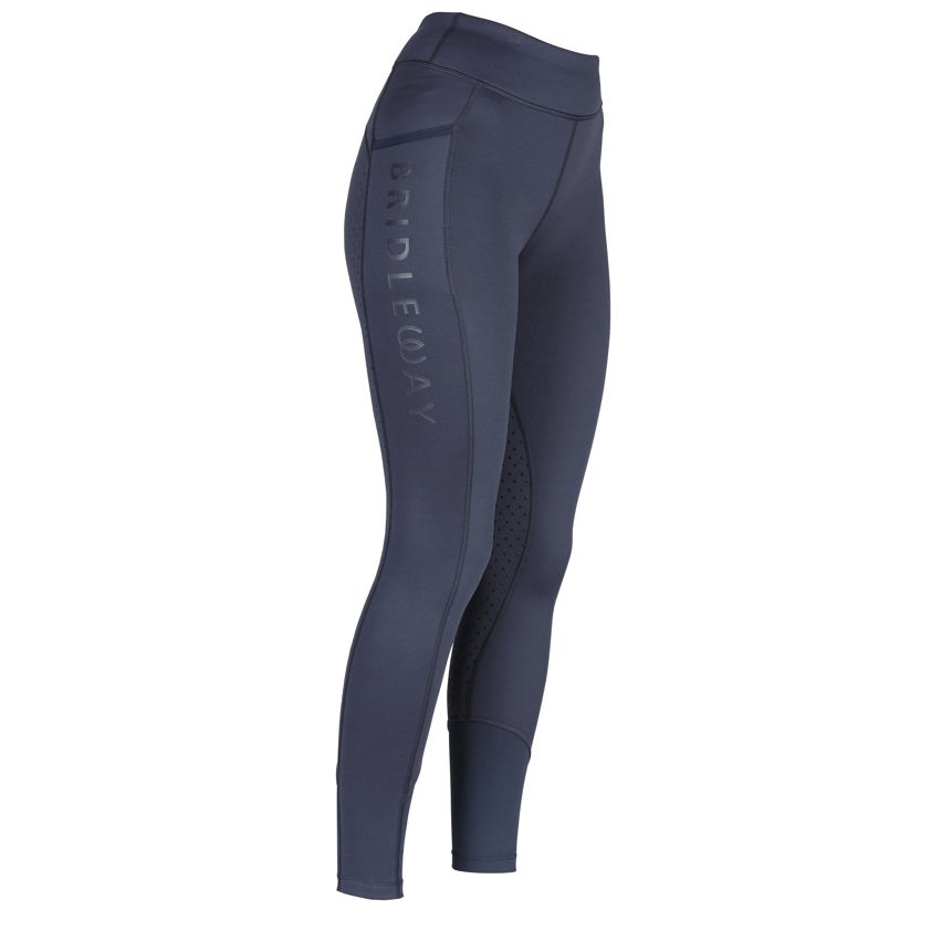 Navy Bridleway Aubrey Winter Riding Tights