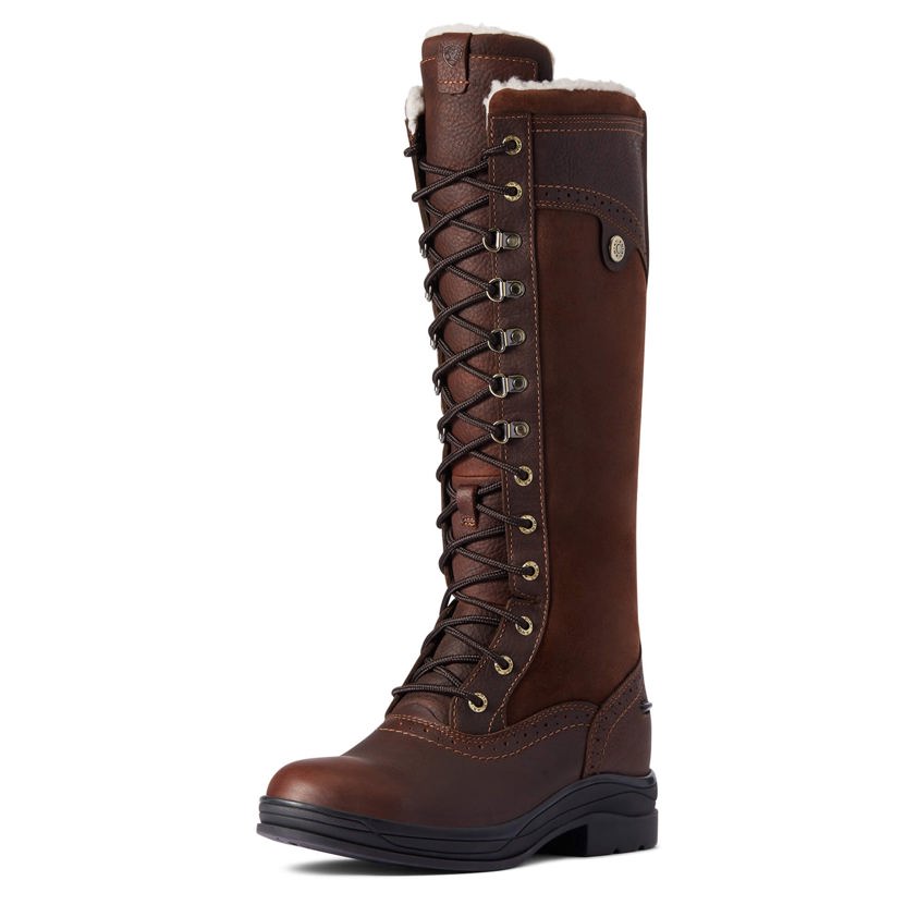 Dark Brown Ariat Wythburn Tall Waterproof Boot