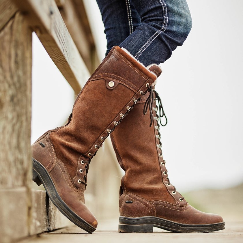 Dark Brown Ariat Wythburn Tall Waterproof Boot