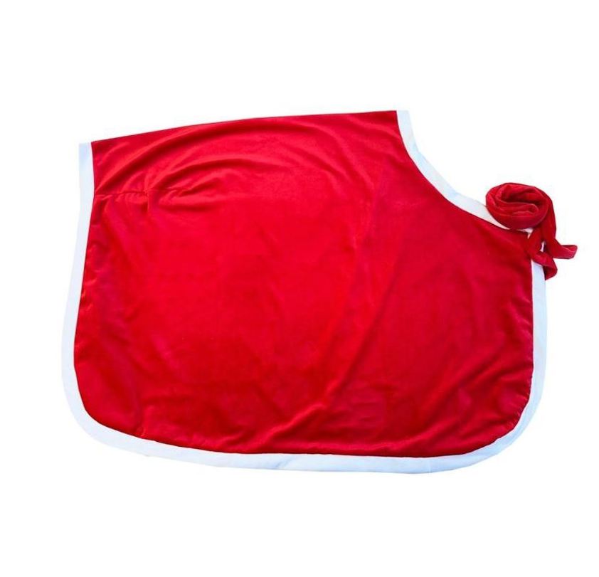 Red  Equetech Santa Festive Horse Quarter Sheet