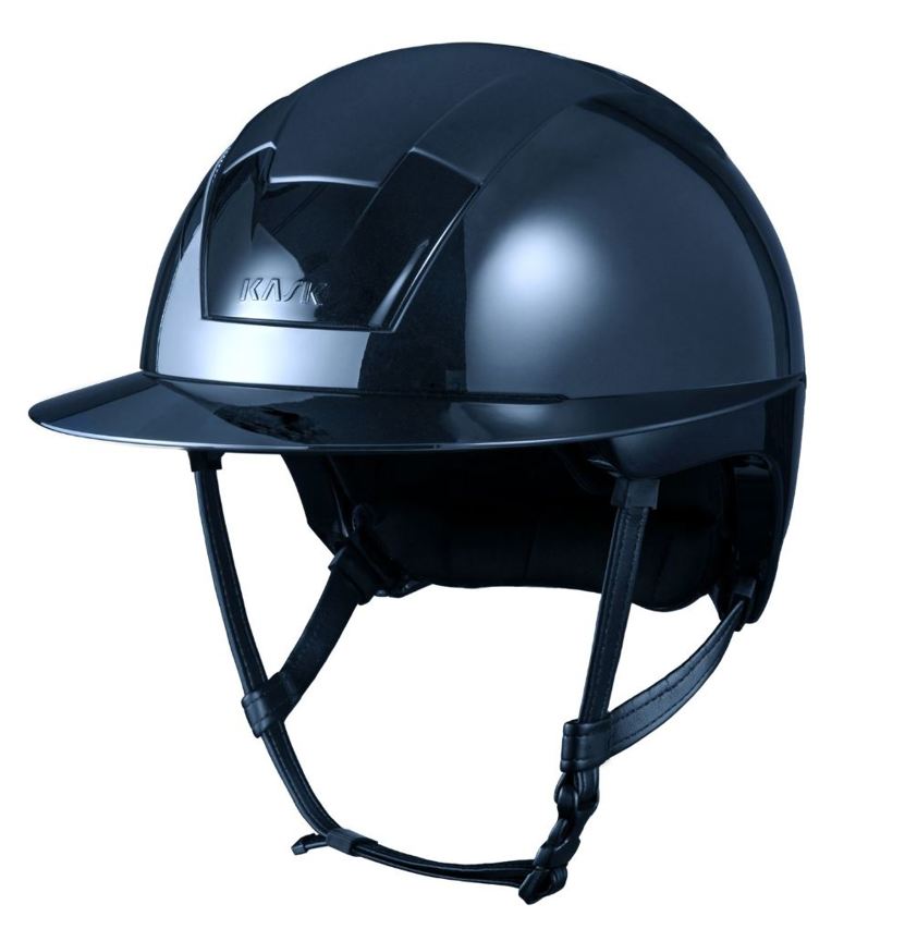 Navy Shine Kask Kooki Lady Riding Helmet